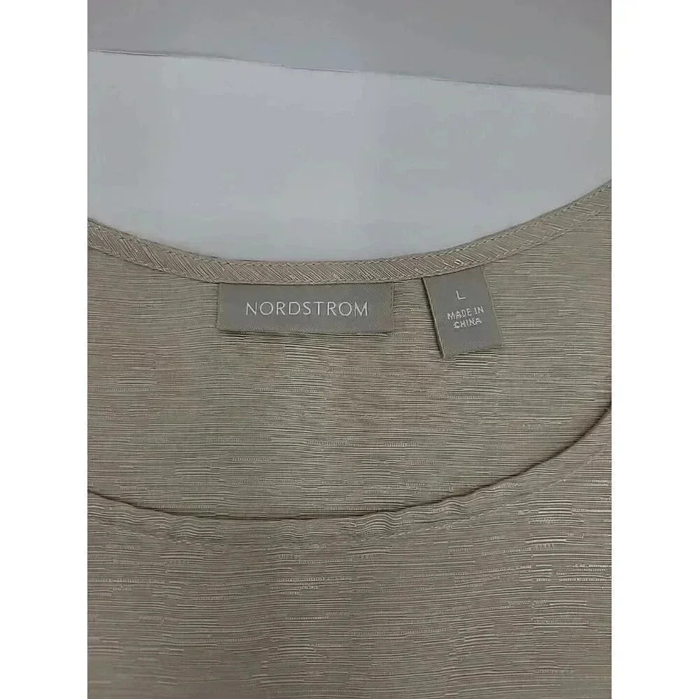 Nordstrom Silk Linen Shirt and Tank Women's Large New with Tags - Picture 8 of 9